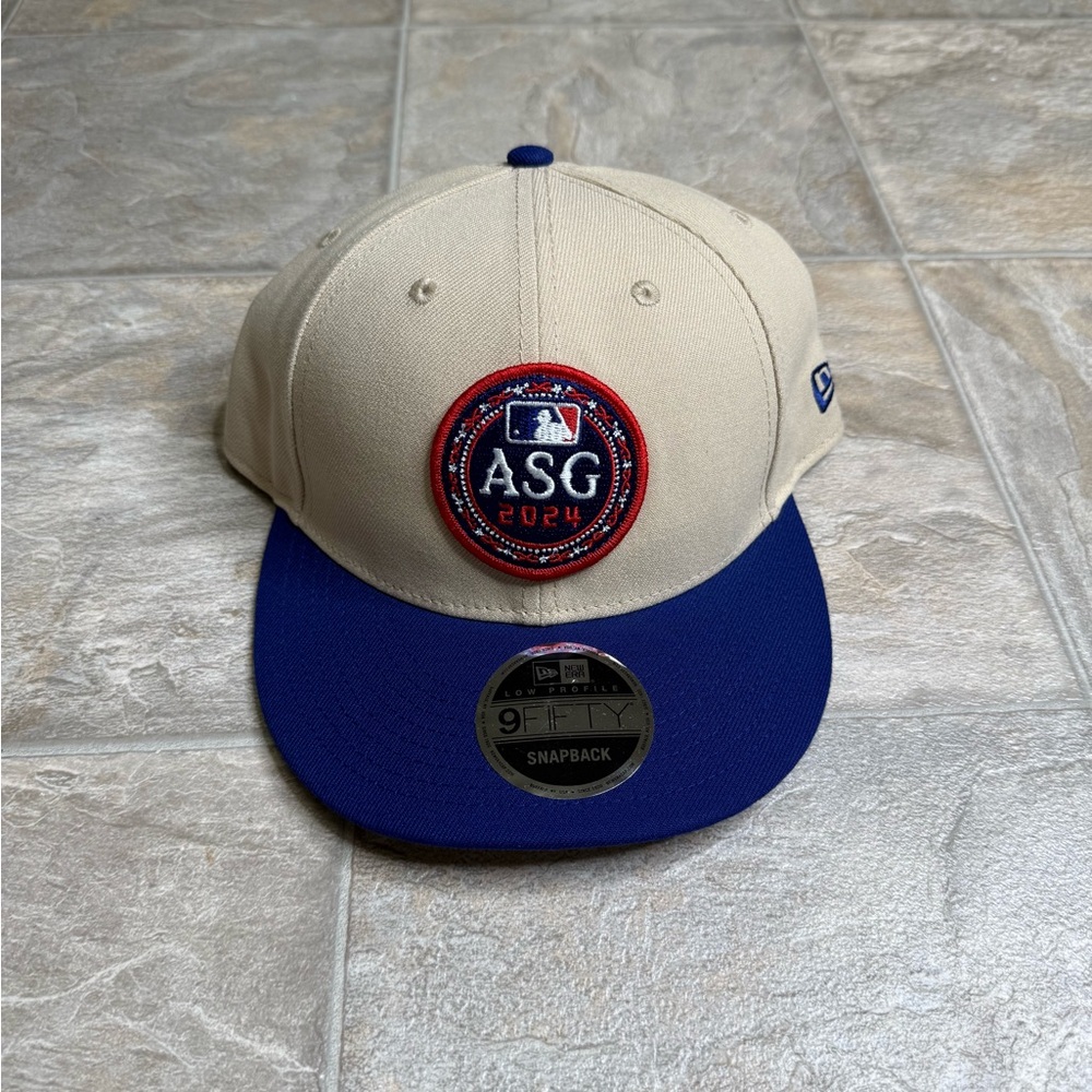 Texas Rangers All Star Game New Era SnapBack Hat Men Size Adjustable Tan MLB